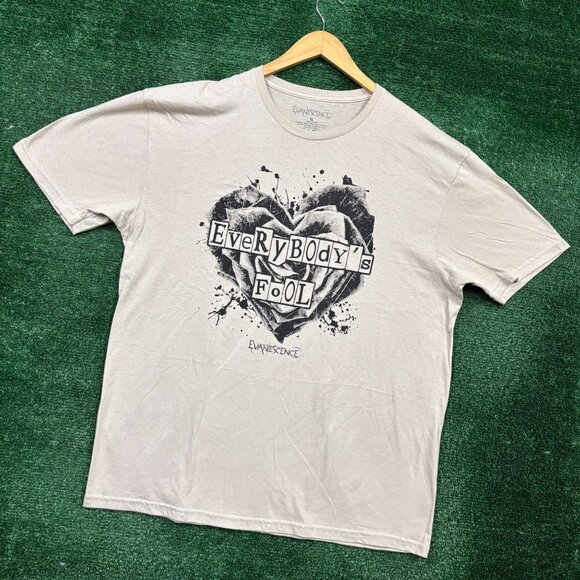 Evanescence Everybody's Fool Gothic Metal Band T-Shirt Size Extra Large - Picture 3 of 4